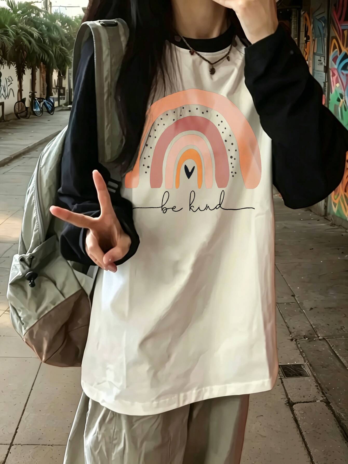 Koszulka damska Harajuku vinta – Tee Graphic Print recenzja i cena