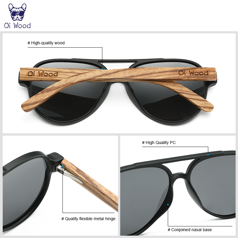 Oi Wood okulary przeciwsłonecz – Sunglasses Aviator Polarized recenzja i cena