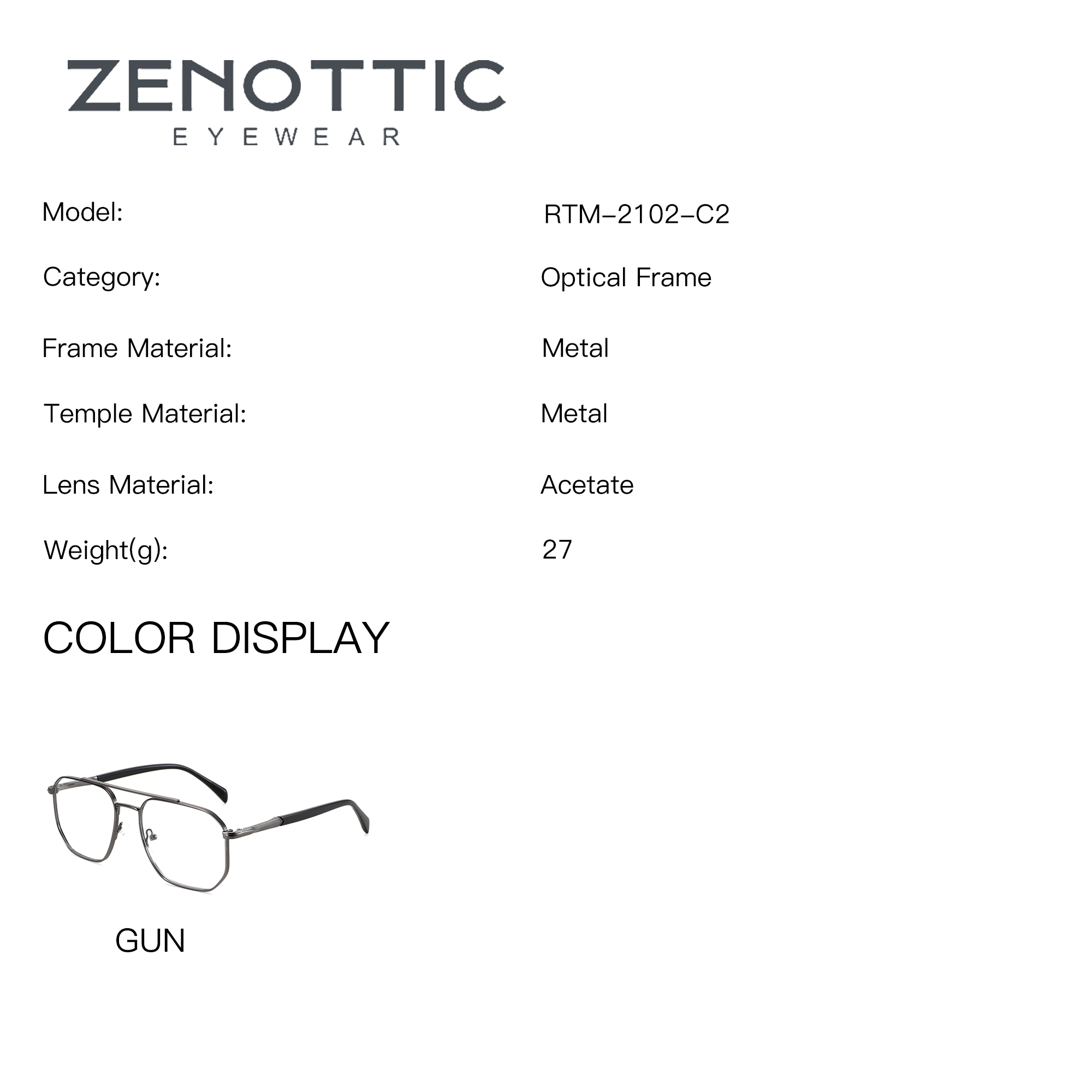 Okulary przeciwsłoneczne ZENOT – Sunglasses Aviator Polarized recenzja i cena