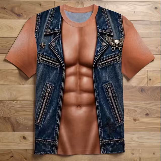 Męski kreatywny skórzany tank  – Tank Top Muscle recenzja i cena